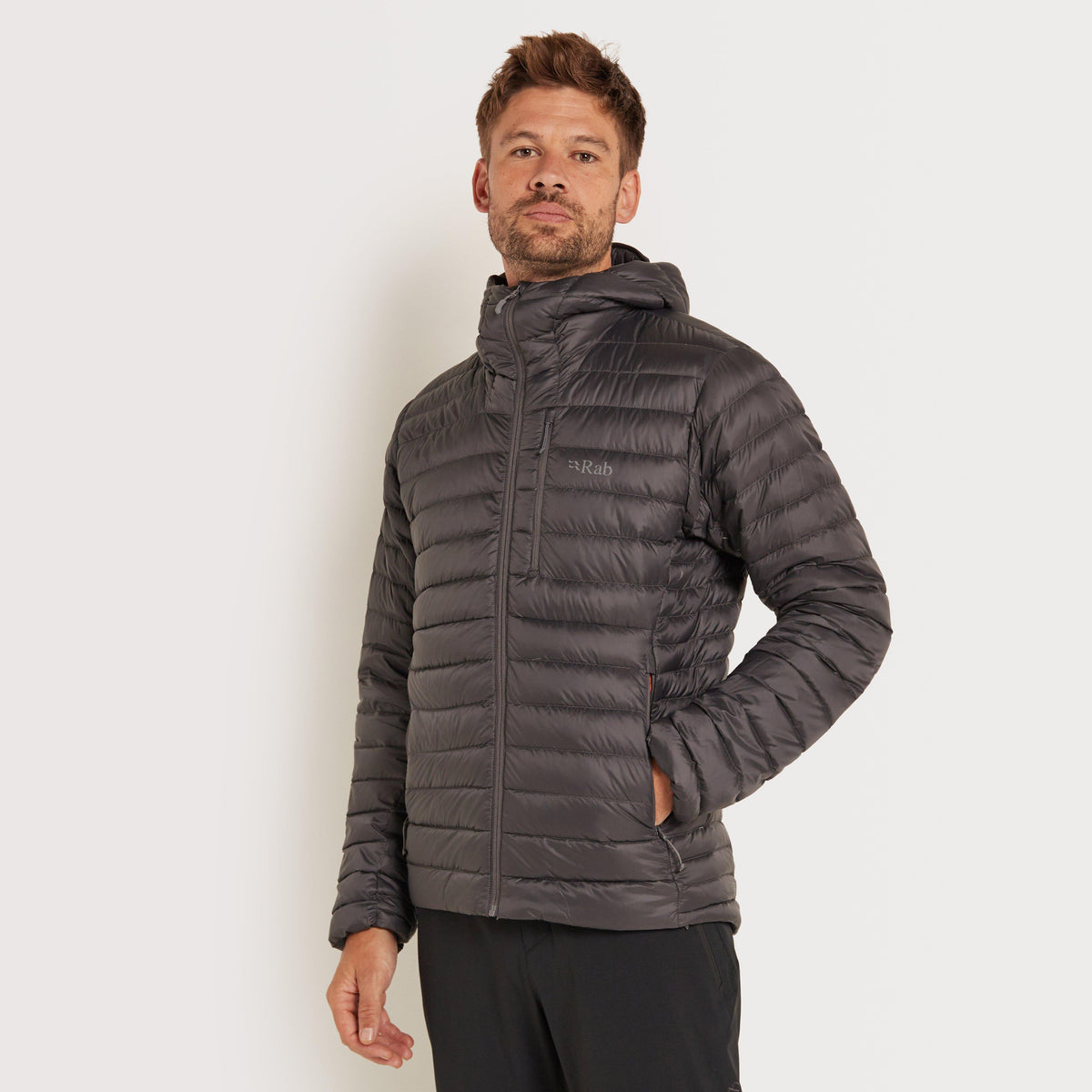 Men's Microlight Alpine Down Hooded Jacket