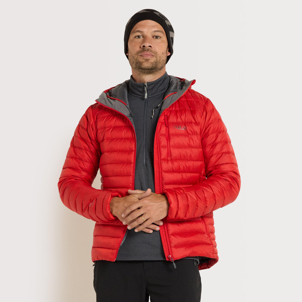 Men's Microlight Alpine Down Hooded Jacket