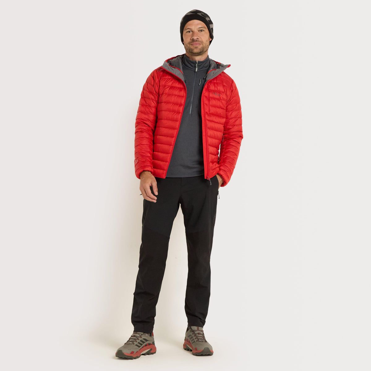Men's Microlight Alpine Down Hooded Jacket