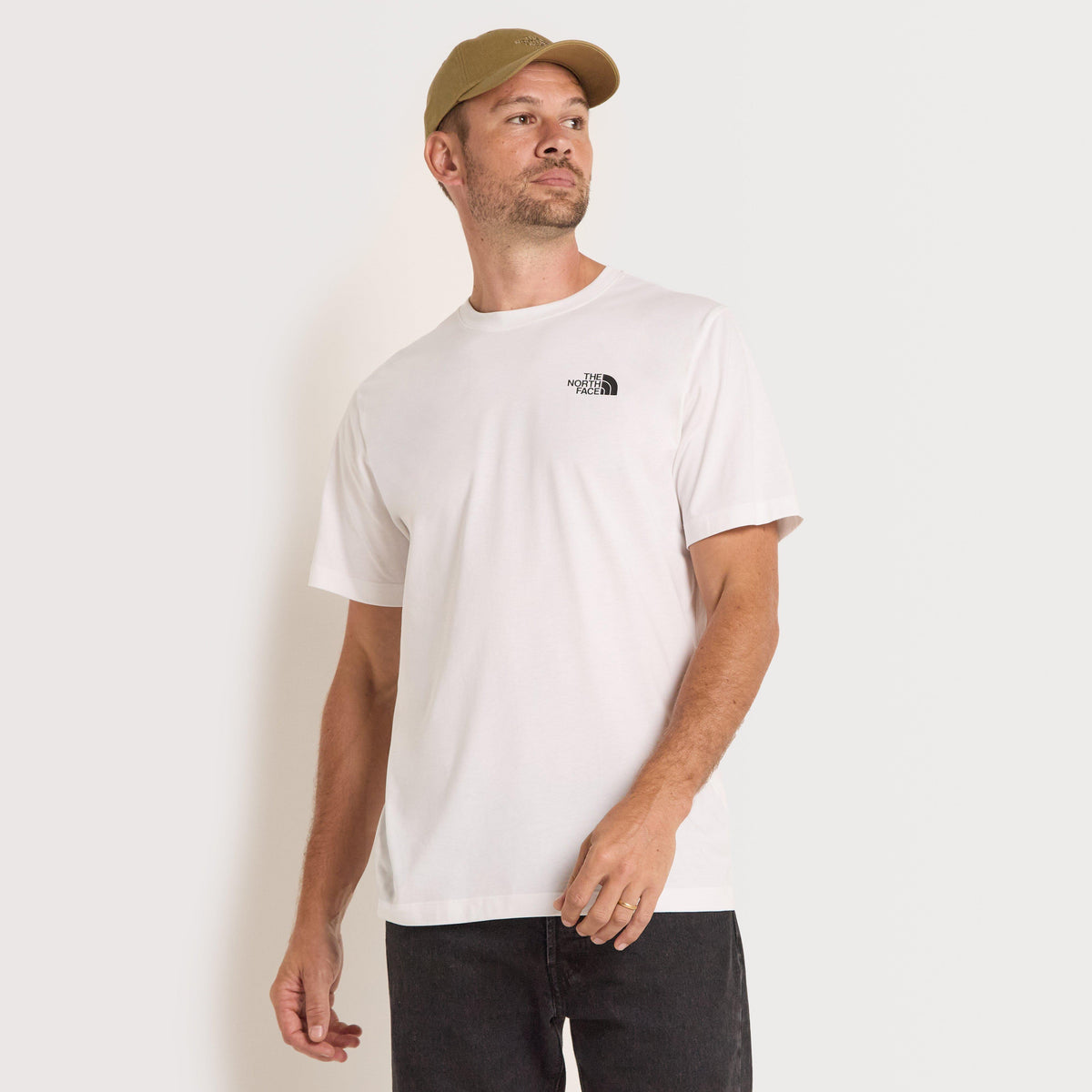 THE NORTH FACE TEE - SHIRTS-TNF M MTN SKETCH T WHT