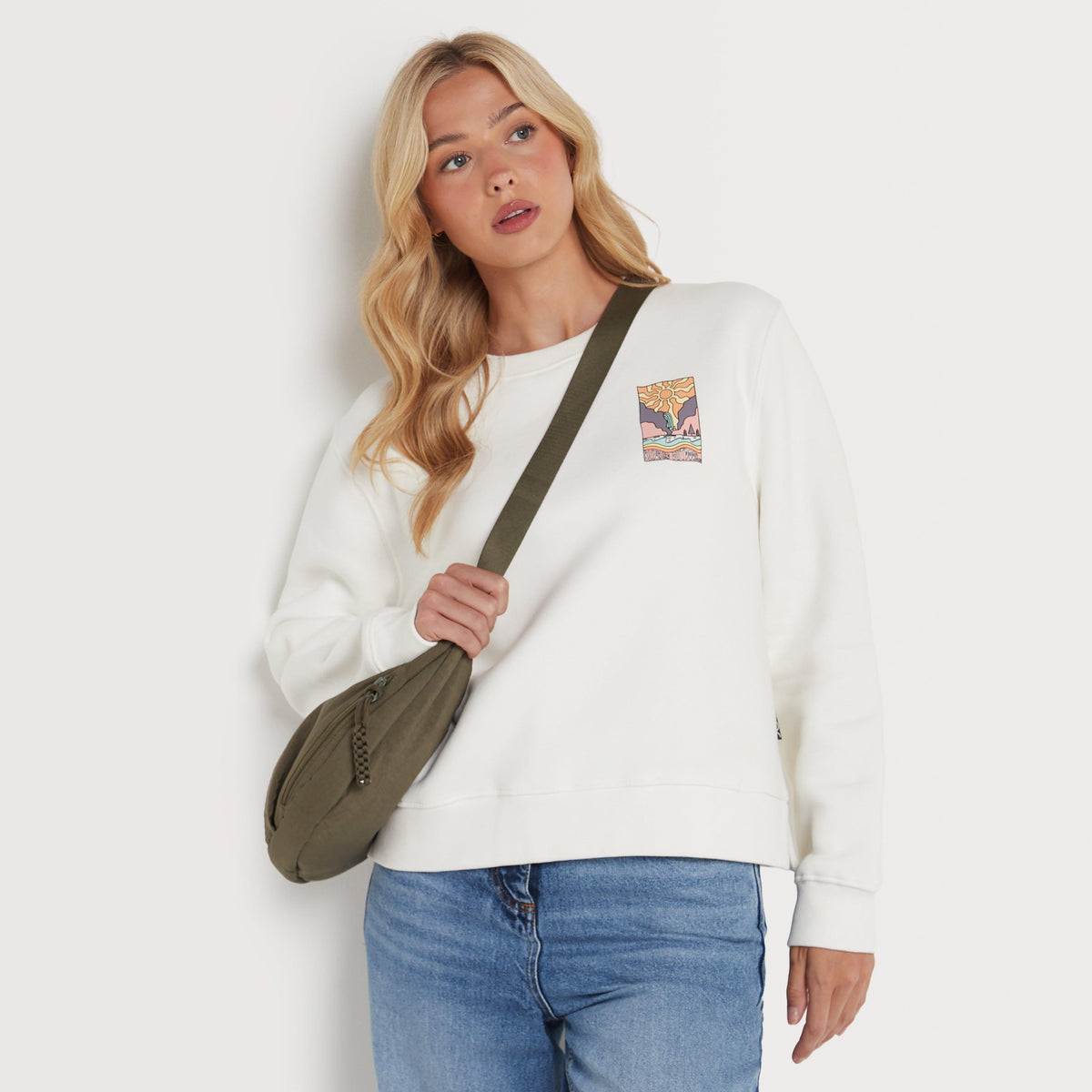 Women's Canyon Cropped Crew Midlayer