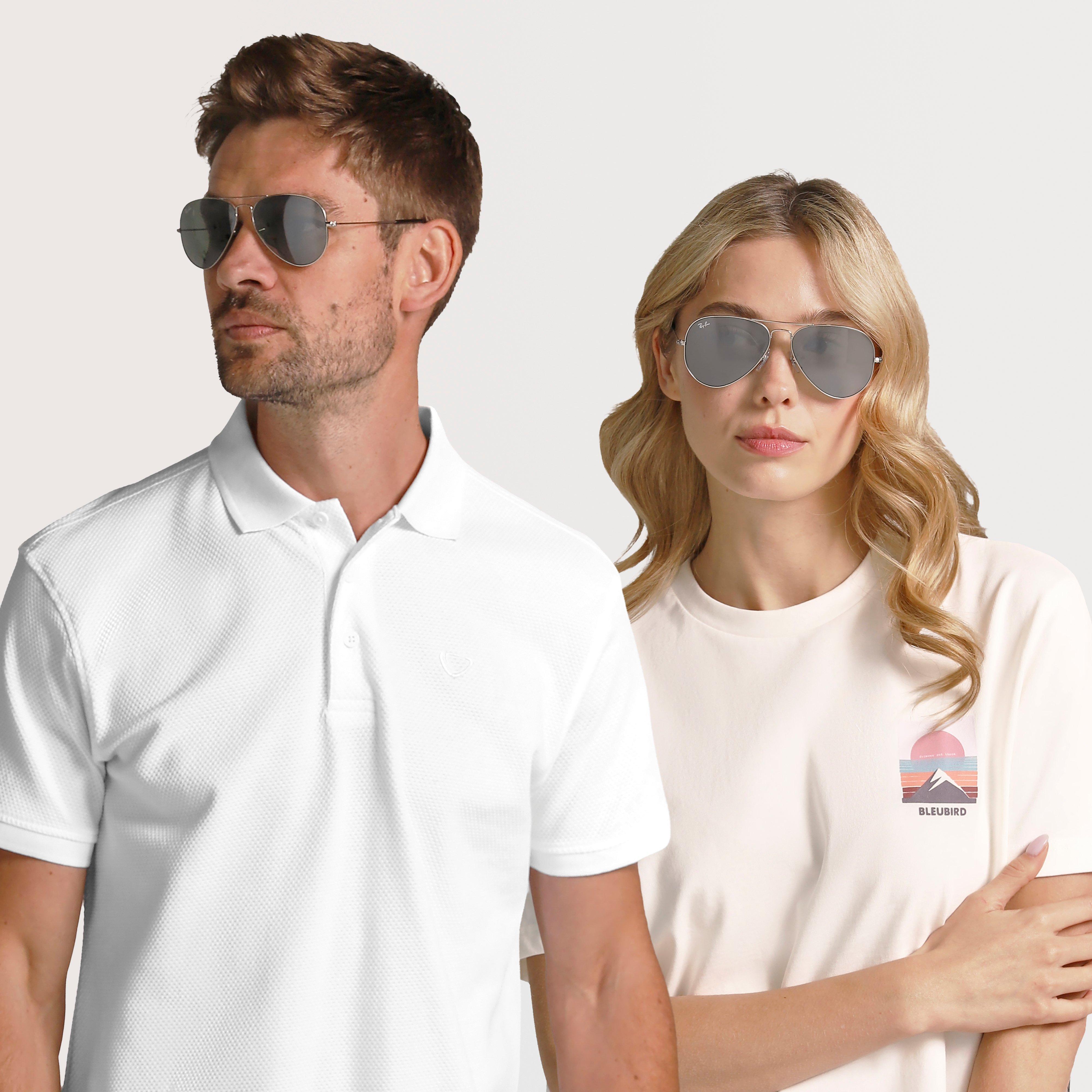 Aviator Mirror Sunglasses