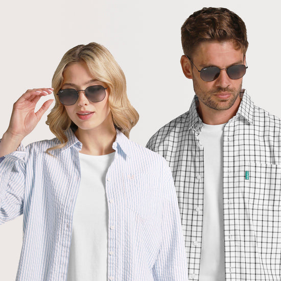 Hexagonal Gradient Sunglasses