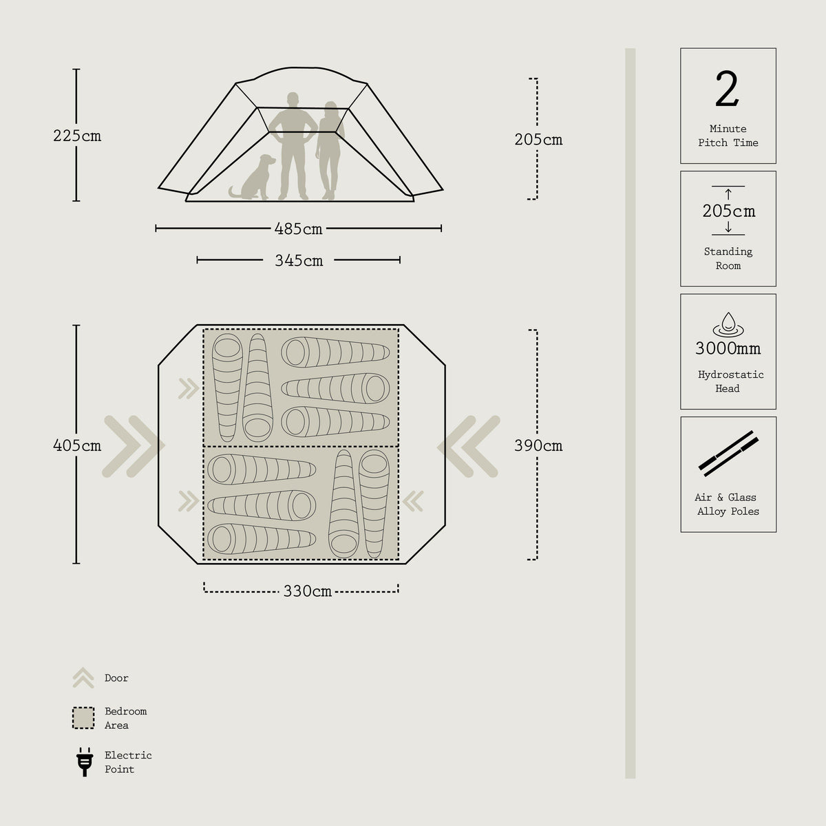 Aerospeed 10 Air Tent