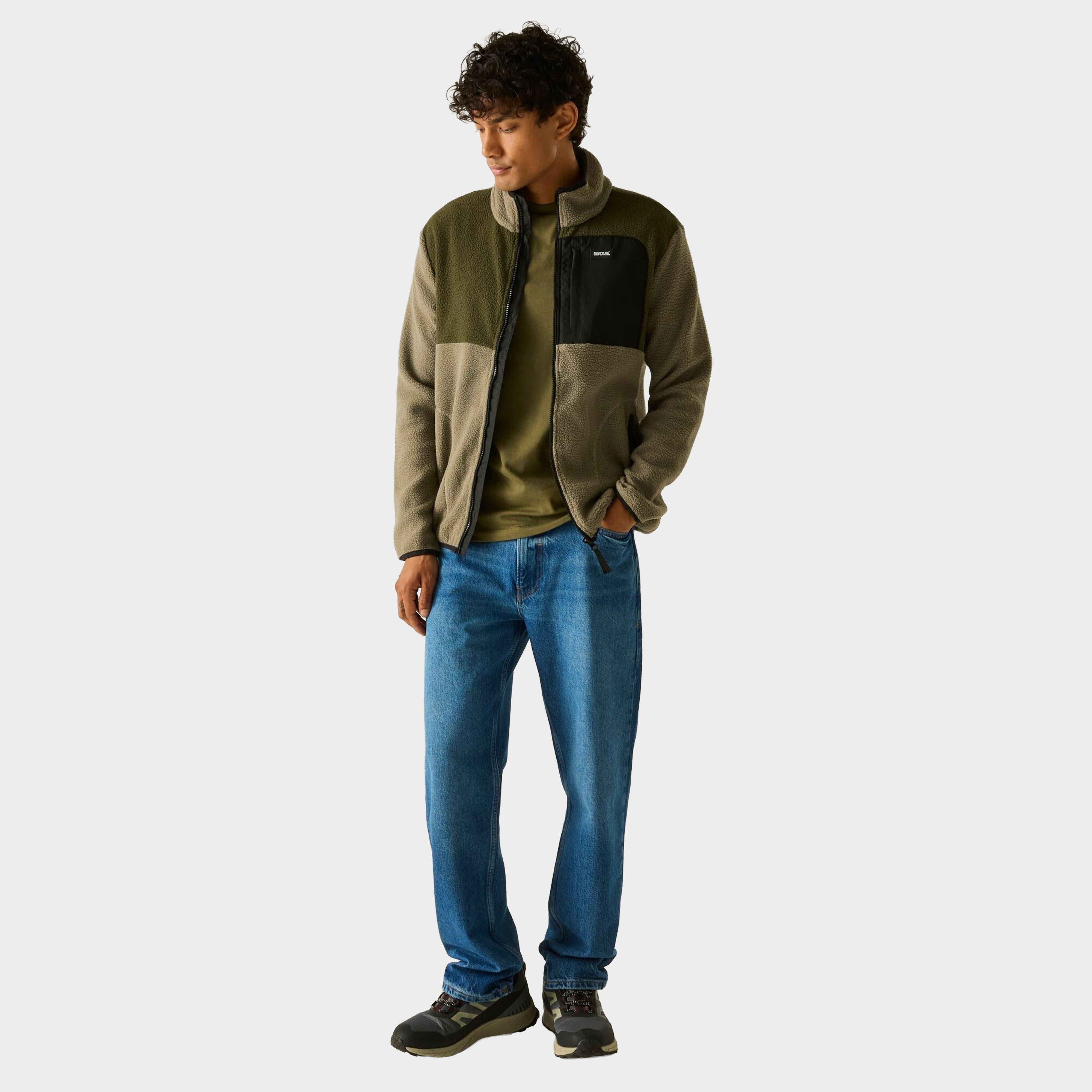 Men's Frankie Borg Colour Block Full Zip Fleece