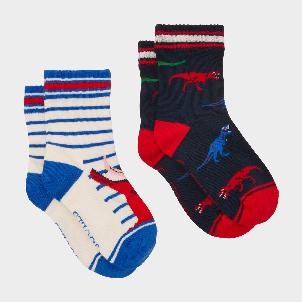 Kids' Eat Feet Khaki Green Bugs 2 Pack Socks