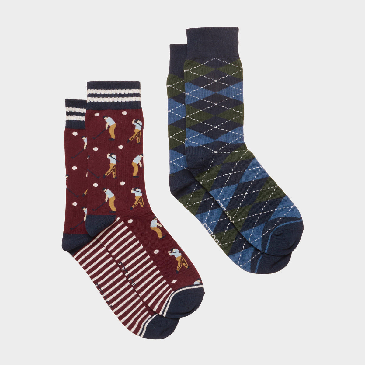 Men's Kingsbury Golf Socks 2 Pack