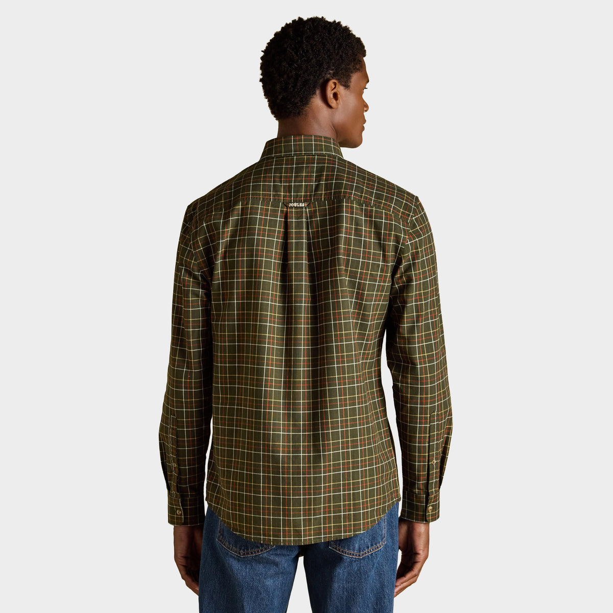 Men's Checked Classic Fit Cotton Oxford Shirt
