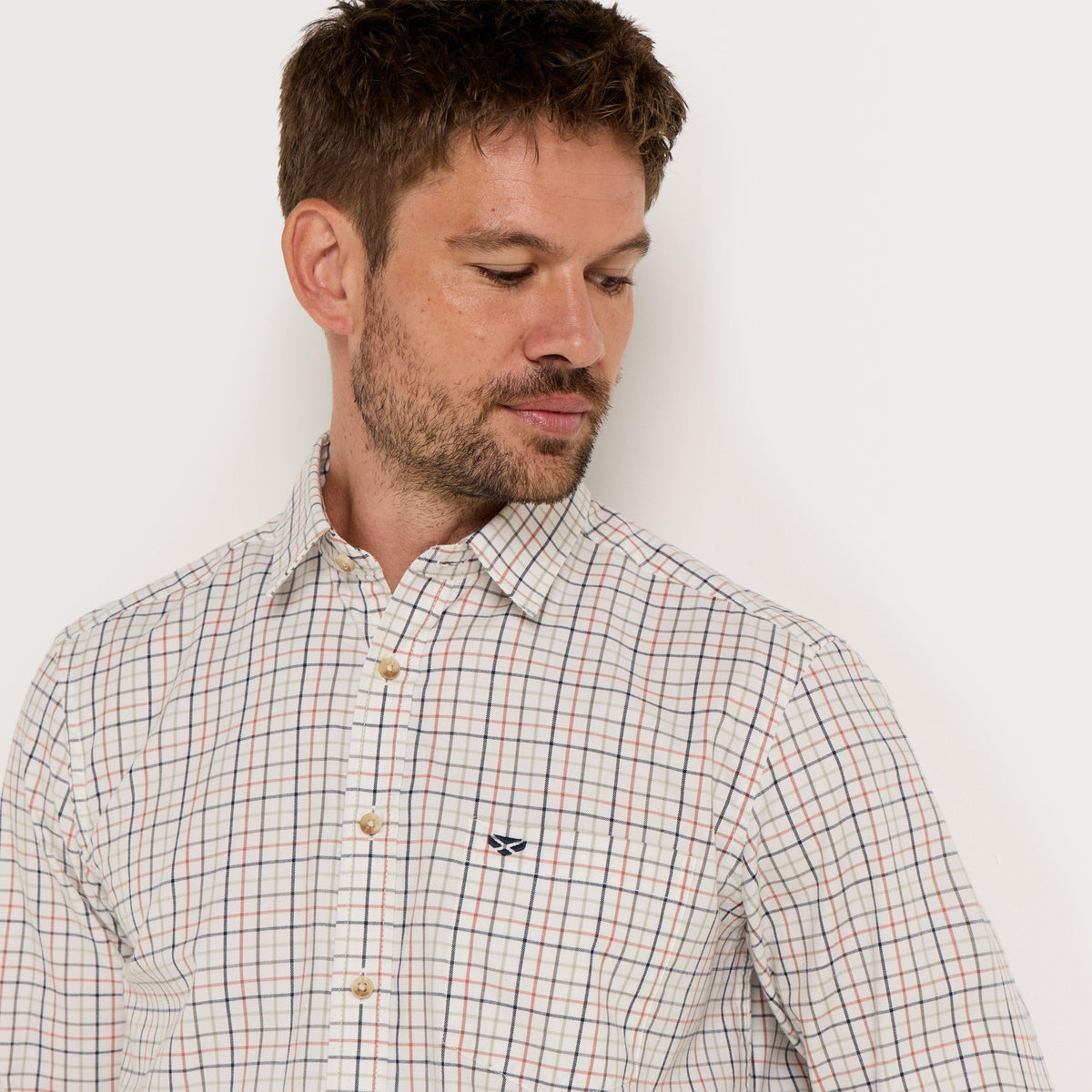 Men's Inverness Cotton Tattersall Shirt