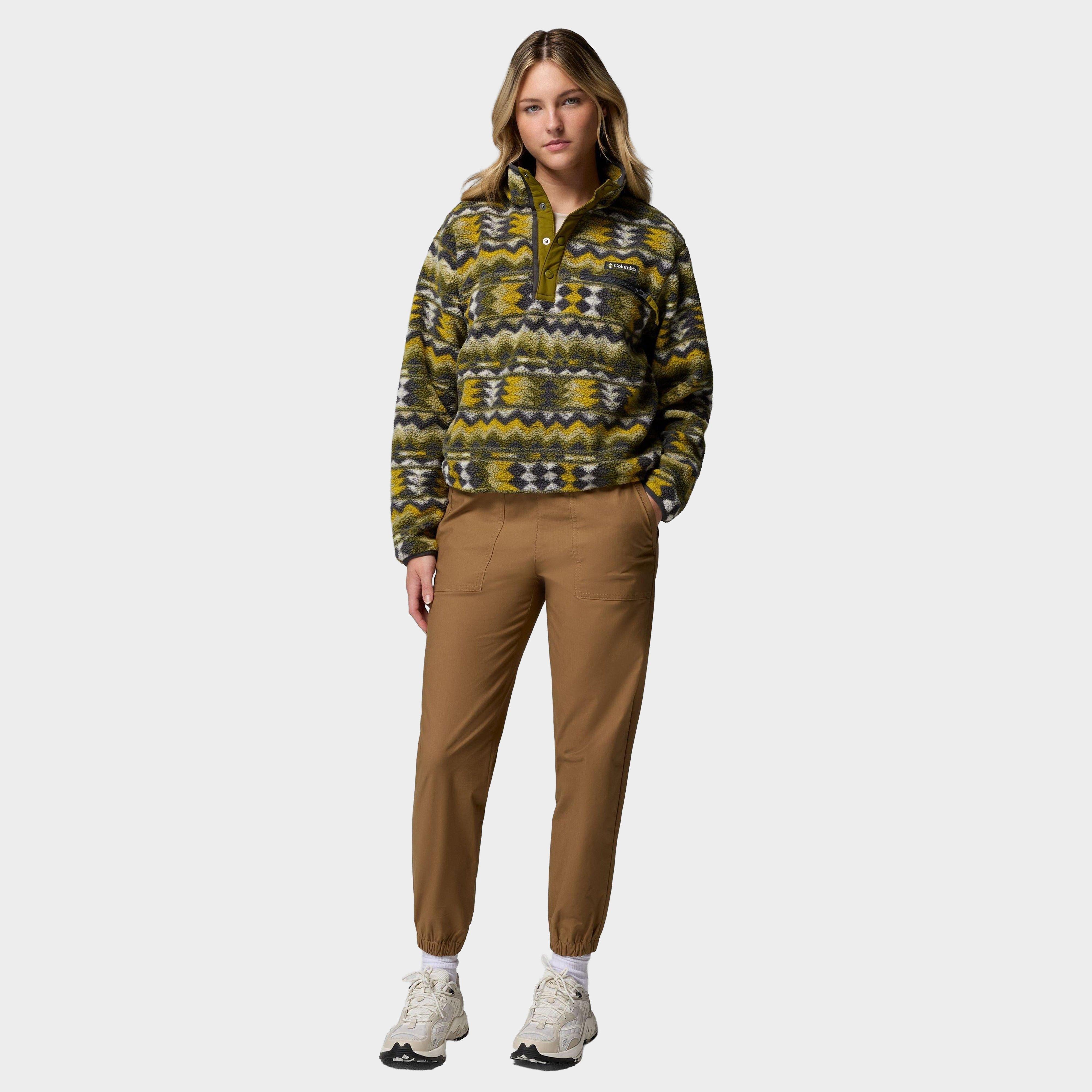 COLUMBIA WMS MIDLAYER-COL W HELVETIA II CRP GRN