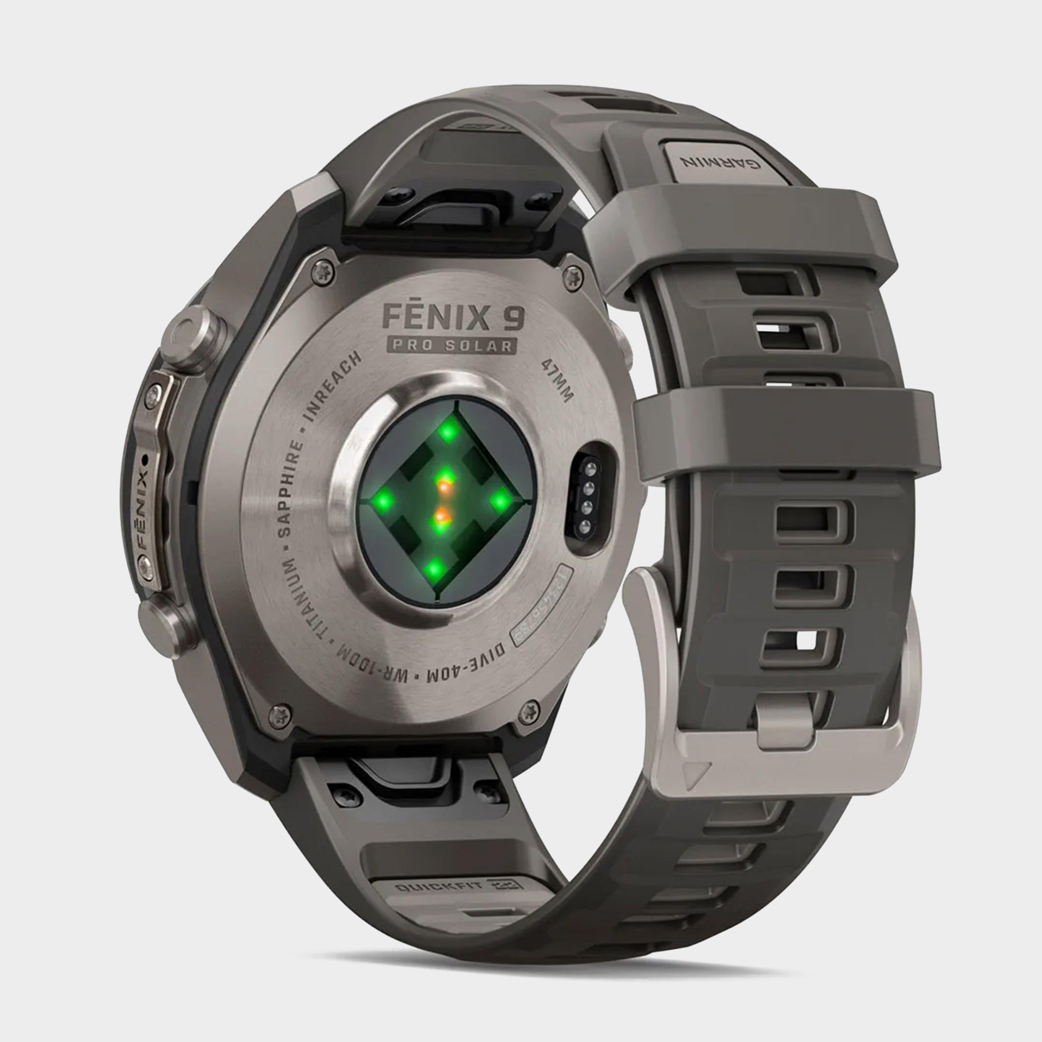 fenix® 9 Pro Solar inReach® 47mm Pebble Grey GPS Multisport Smartwatch