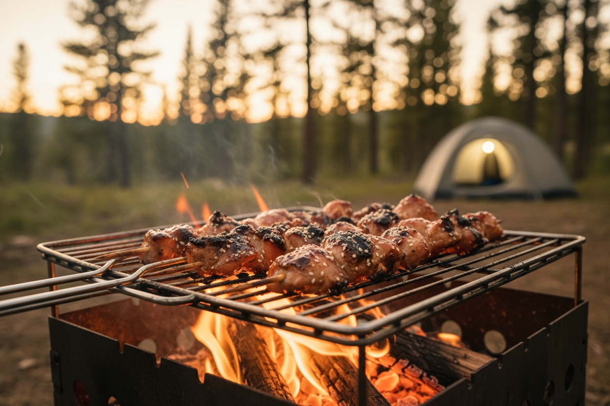 Chinese Chicken Skewers | Campingaz x Fell Foodie
