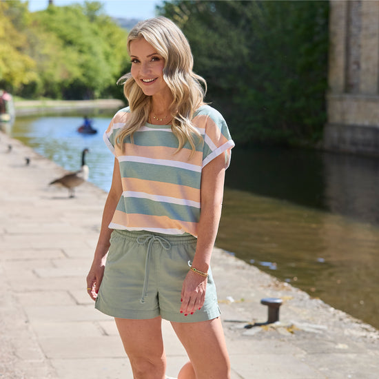 Women's Stripey Print Tee