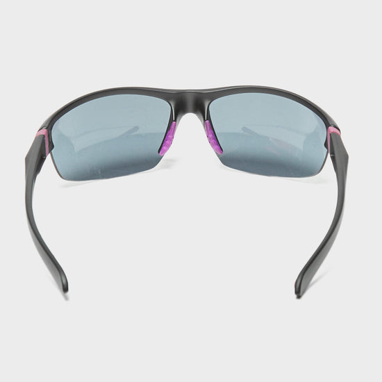 Women's Half Frame Sport Wrap Sunglasses