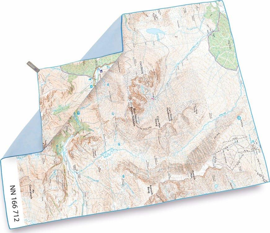 Central London Map Giant Trek Towel