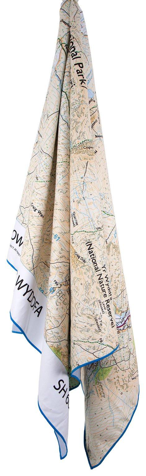 Snowdon Map Trek Towel