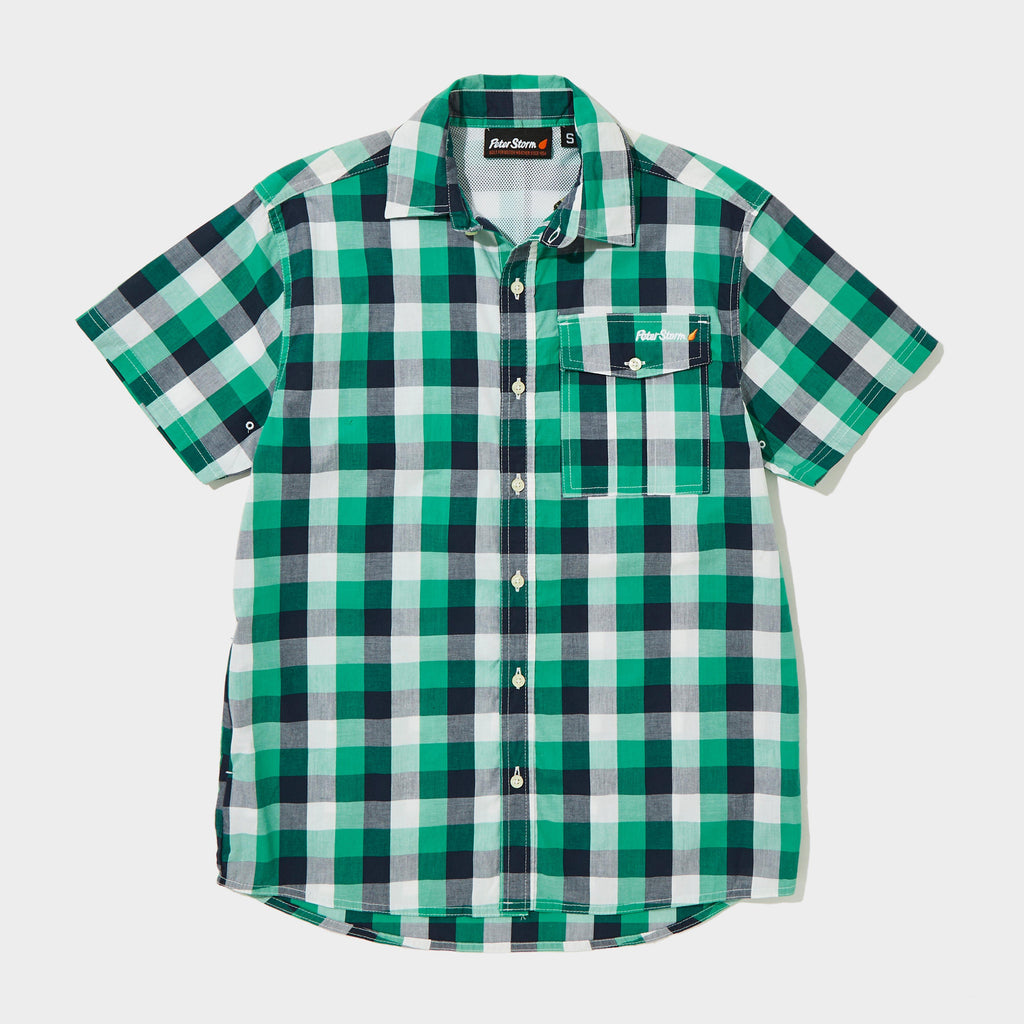 Men’s Short Sleeve Checked Shirt