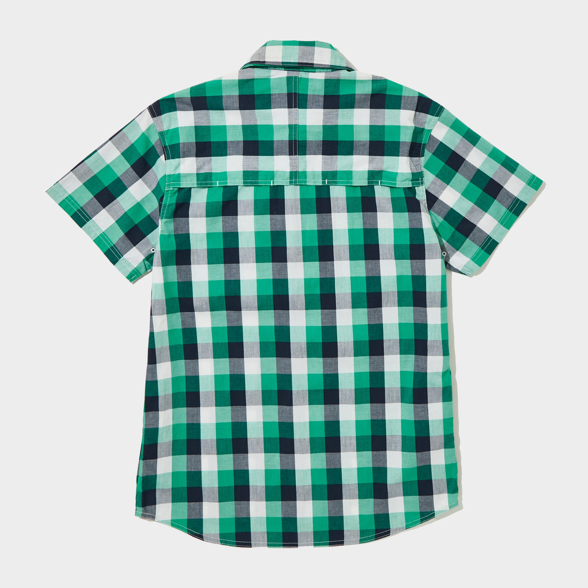 Men’s Short Sleeve Checked Shirt