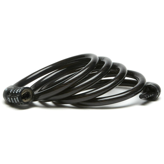 Self Coiling Cable Combination Lock