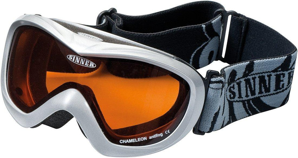 Children's Chameleon Goggles (Silver, Double Orange)