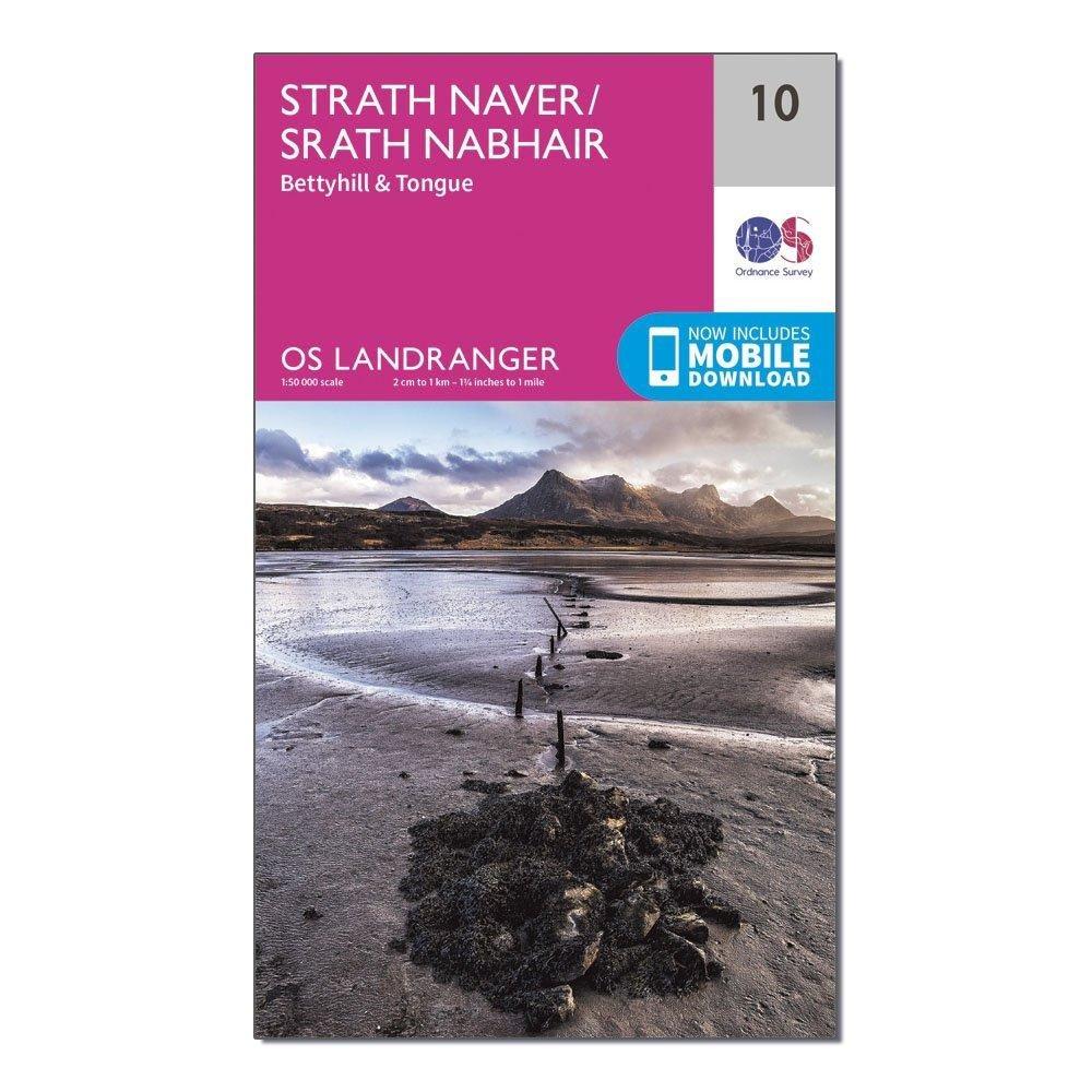 Landranger 10 Strathnaver, Bettyhill & Tongue Map With Digital Version