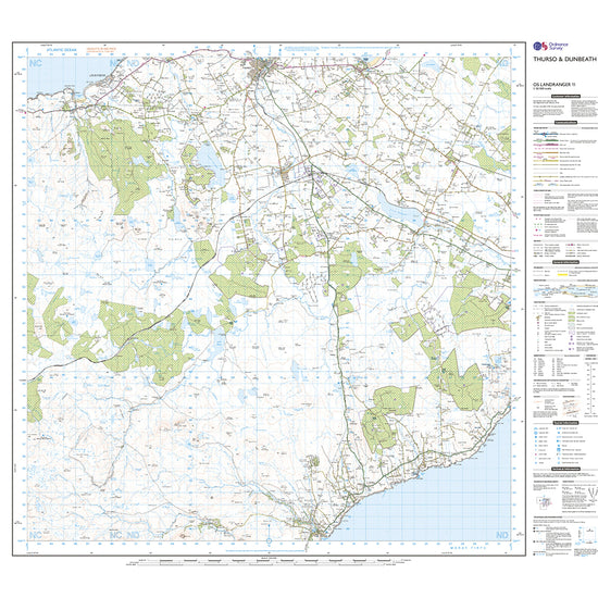 Landranger 11 Thurso & Dunbeath Map With Digital Version