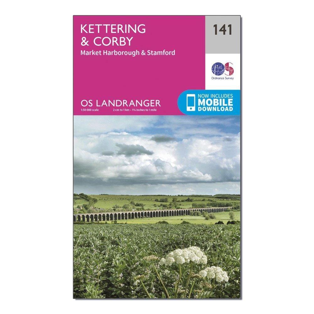 Landranger 141 Kettering & Corby Map With Digital Version