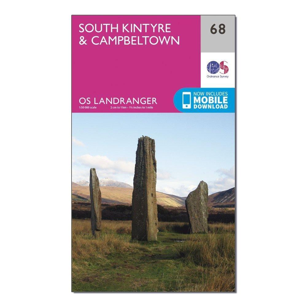 Landranger 68 South Kintyre & Campbeltown Map With Digital Version