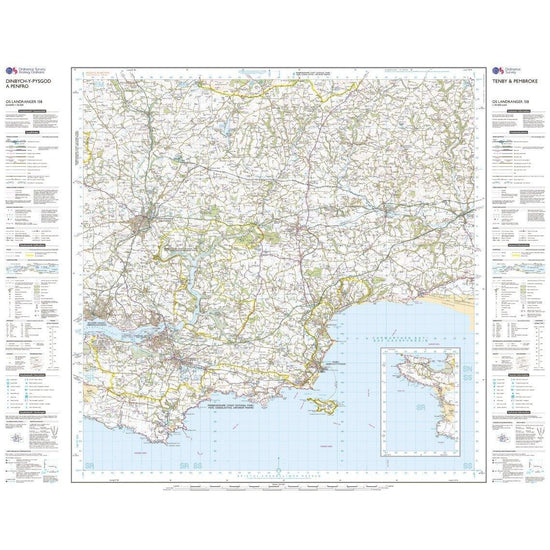 Landranger 158 Tenby & Pembroke Map With Digital Version