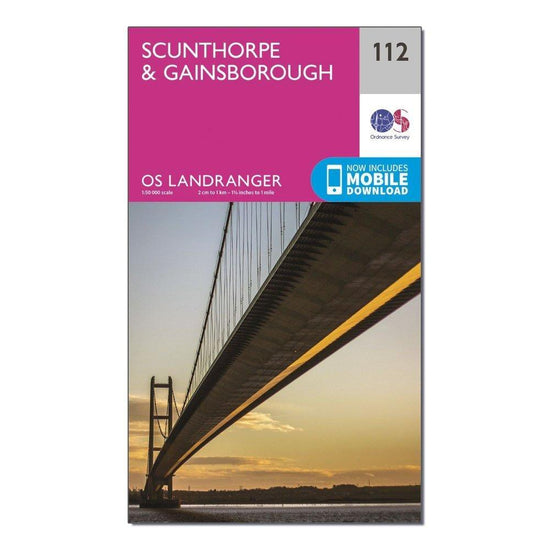 Landranger 112 Scunthorpe & Gainsborough Map With Digital Version