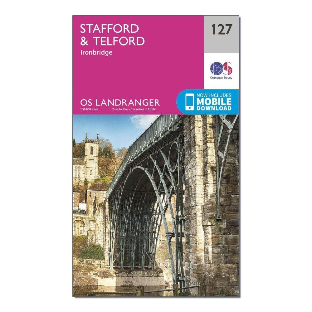 Landranger 127 Stafford & Telford, Ironbridge Map With Digital Version