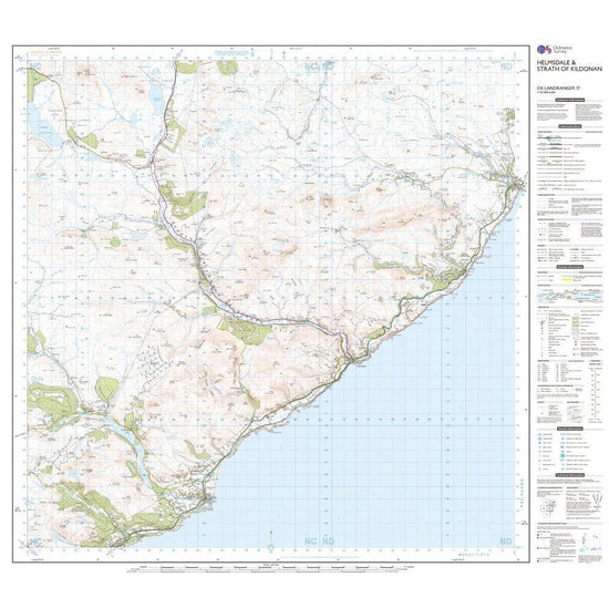 Landranger Active 17 Helmsdale & Strath of Kildonan Map With Digital Version