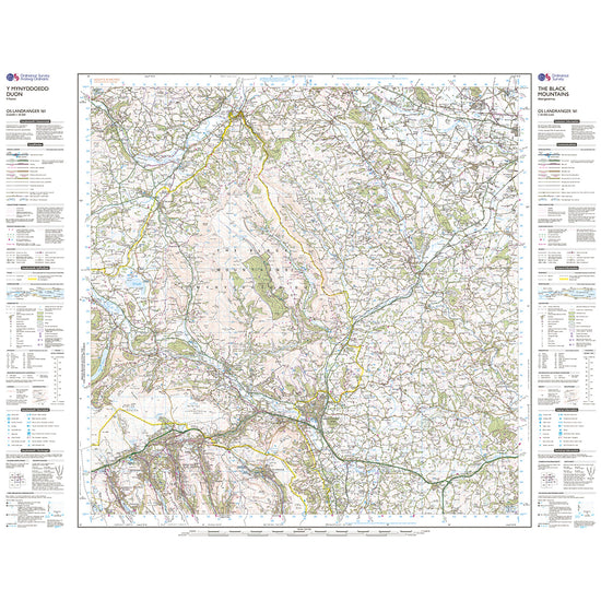 Landranger Active 161 The Black Mountains Map With Digital Version