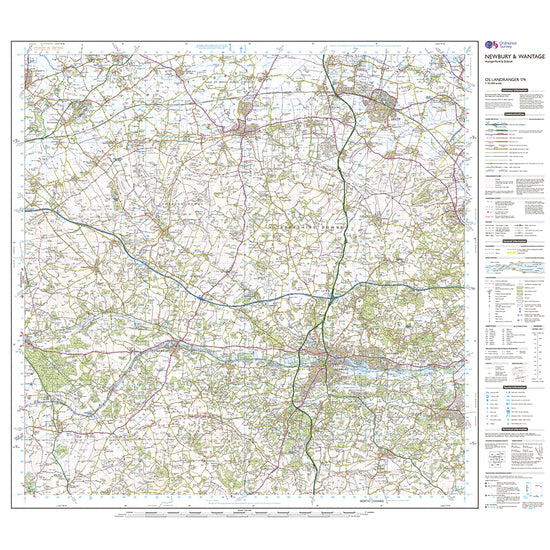 Landranger Active 174 Newbury & Wantage, Hungerford & Didcot Map With Digital Version