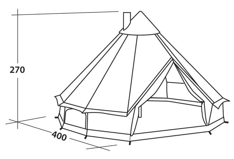 Klondike 6 Person Tipi Tent