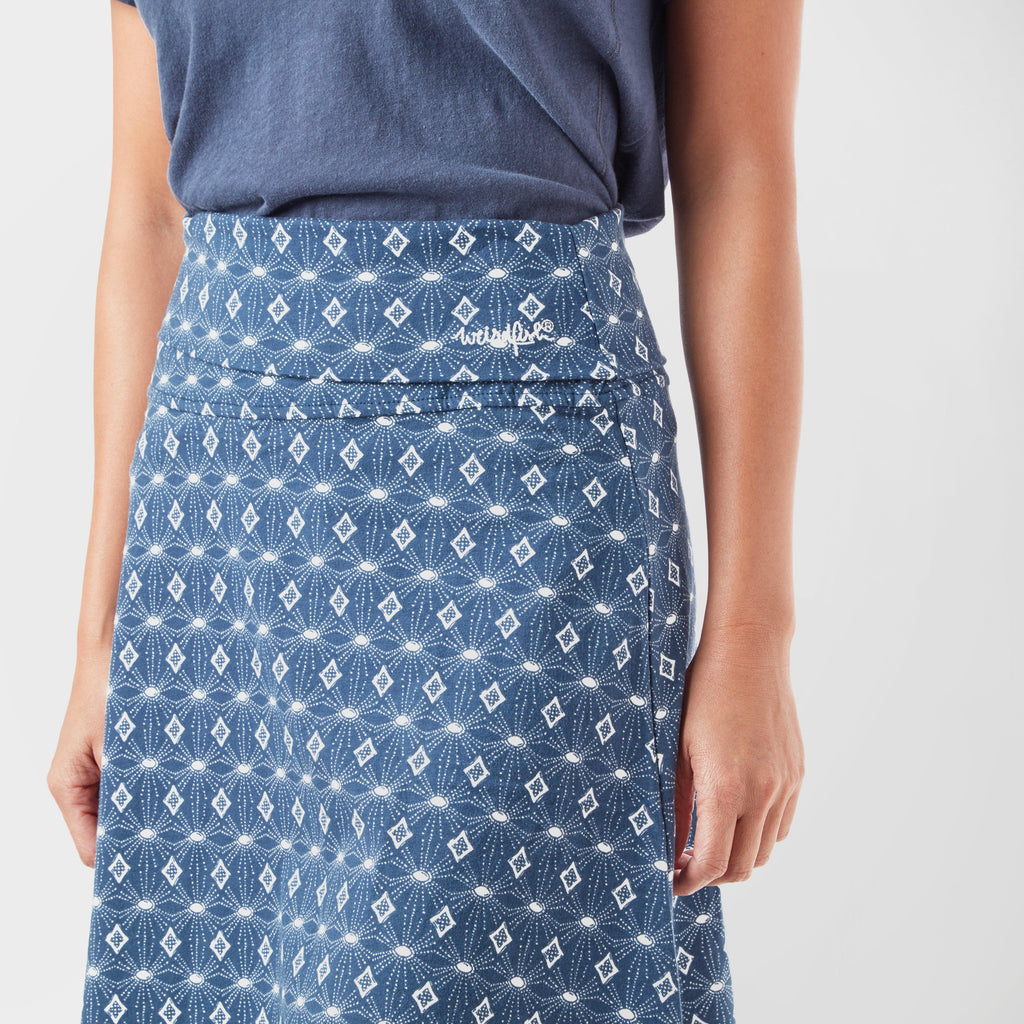 Womens Malmo Printed Jersey Skirt