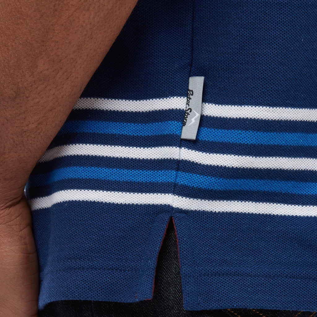 Mens Striped Polo Shirt