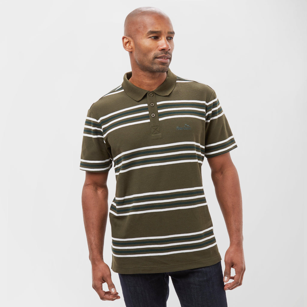 Mens Striped Polo Shirt