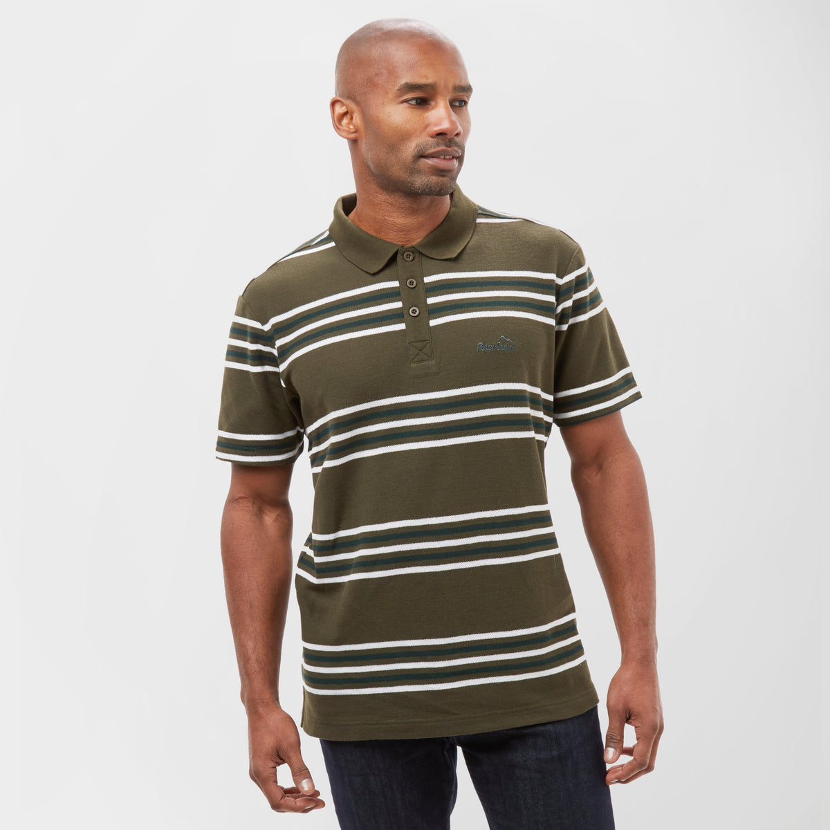 Mens Striped Polo Shirt