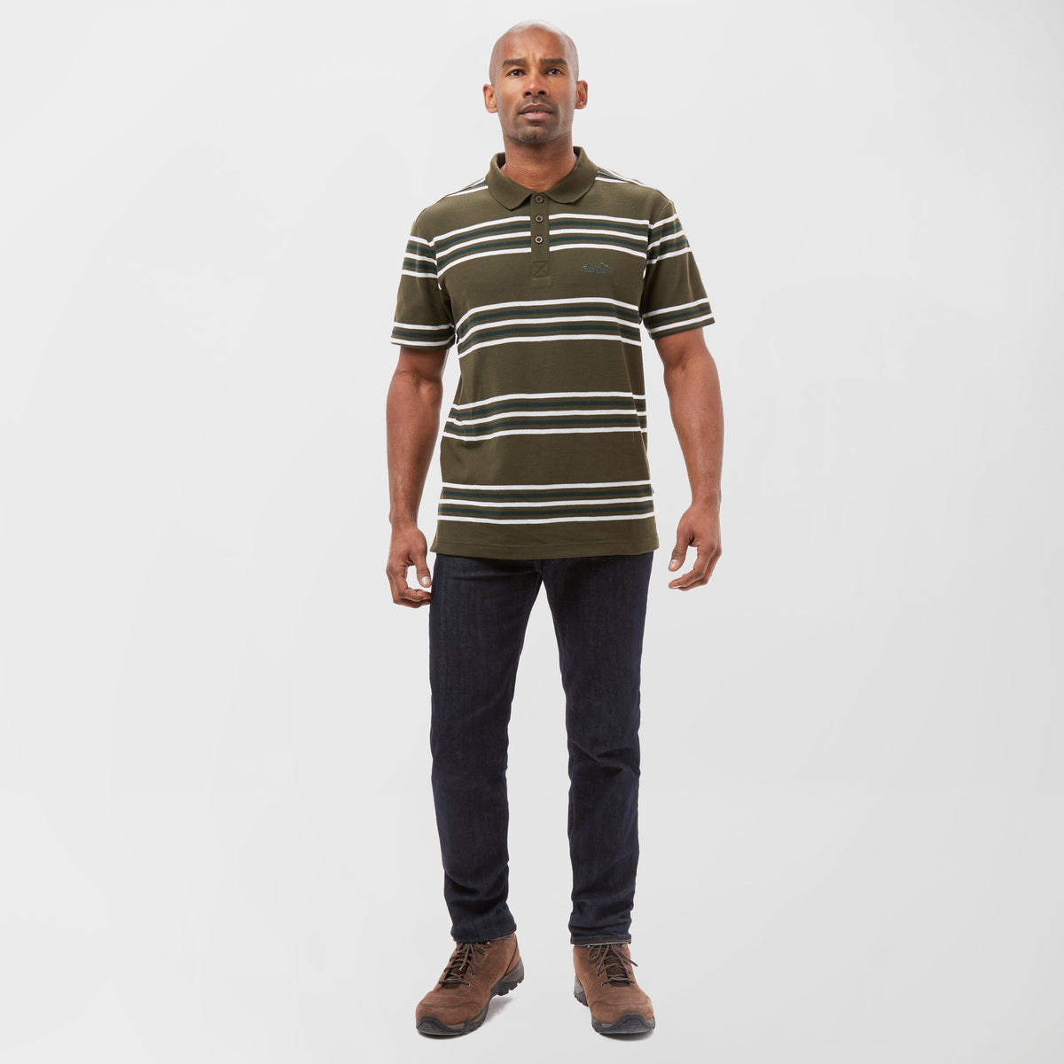 Mens Striped Polo Shirt