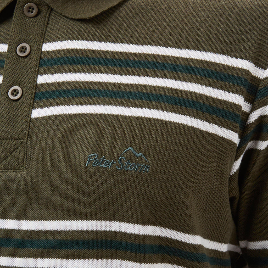 Mens Striped Polo Shirt