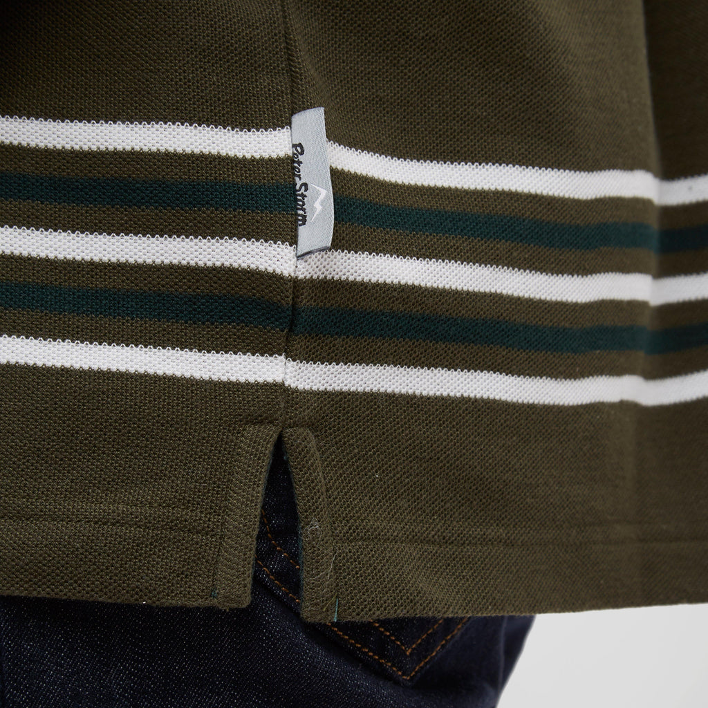 Mens Striped Polo Shirt