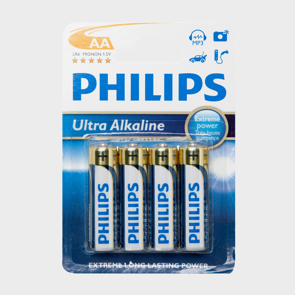 Ultra Alkaline AA Batteries 4 Pack