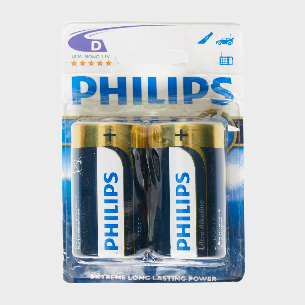 Ultra Alkaline D Batteries 2 Pack