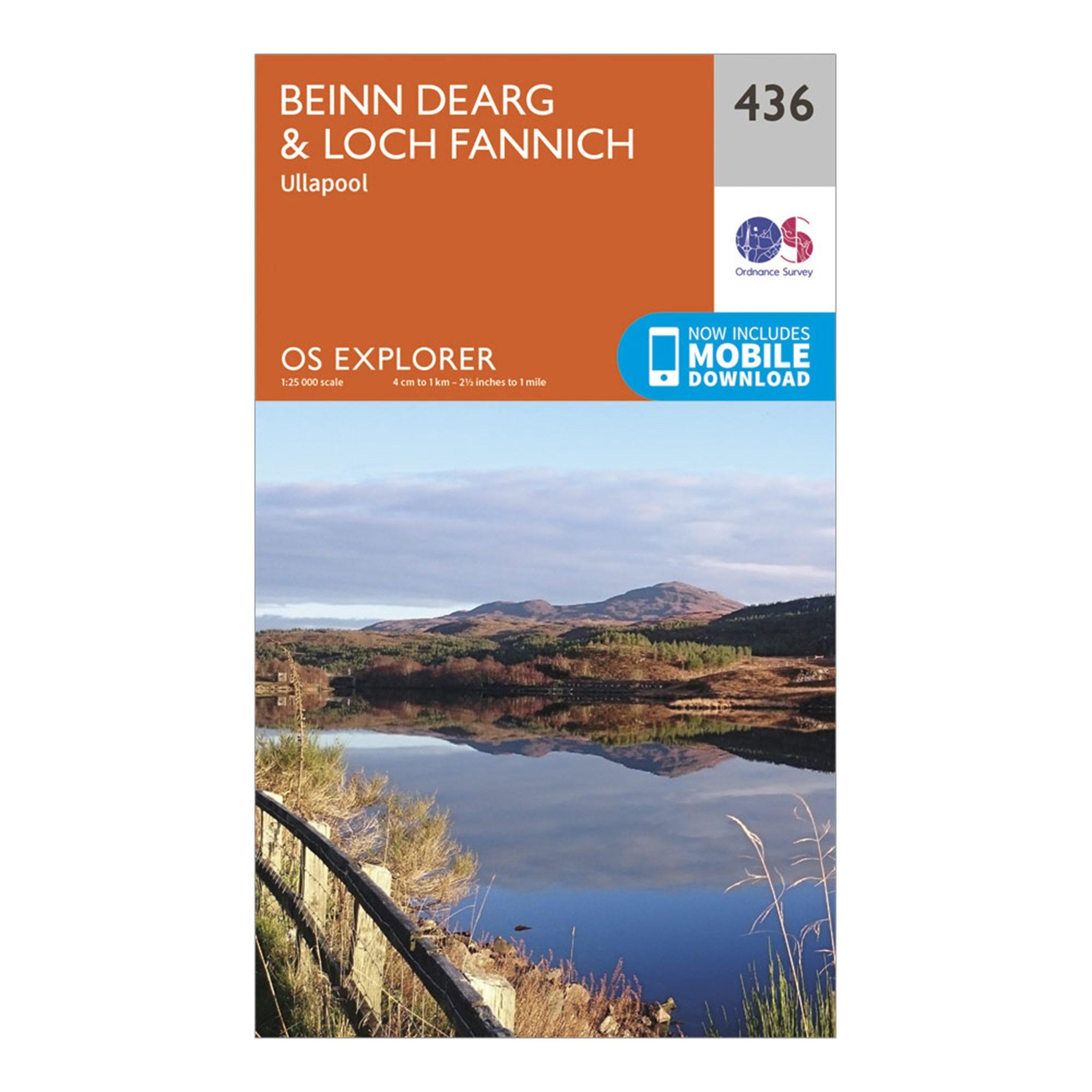 Explorer 436 An Teallach  Slioch Map With Digital Version