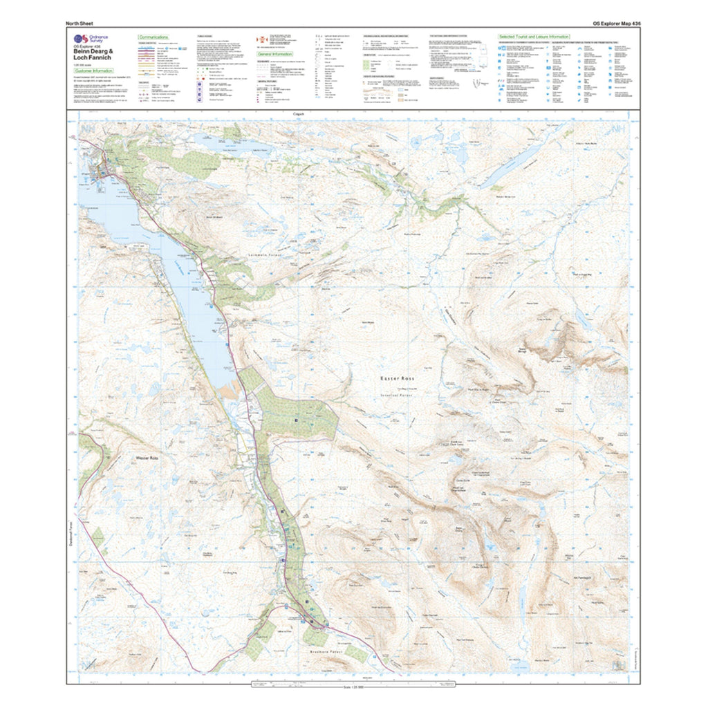 Explorer 436 An Teallach  Slioch Map With Digital Version