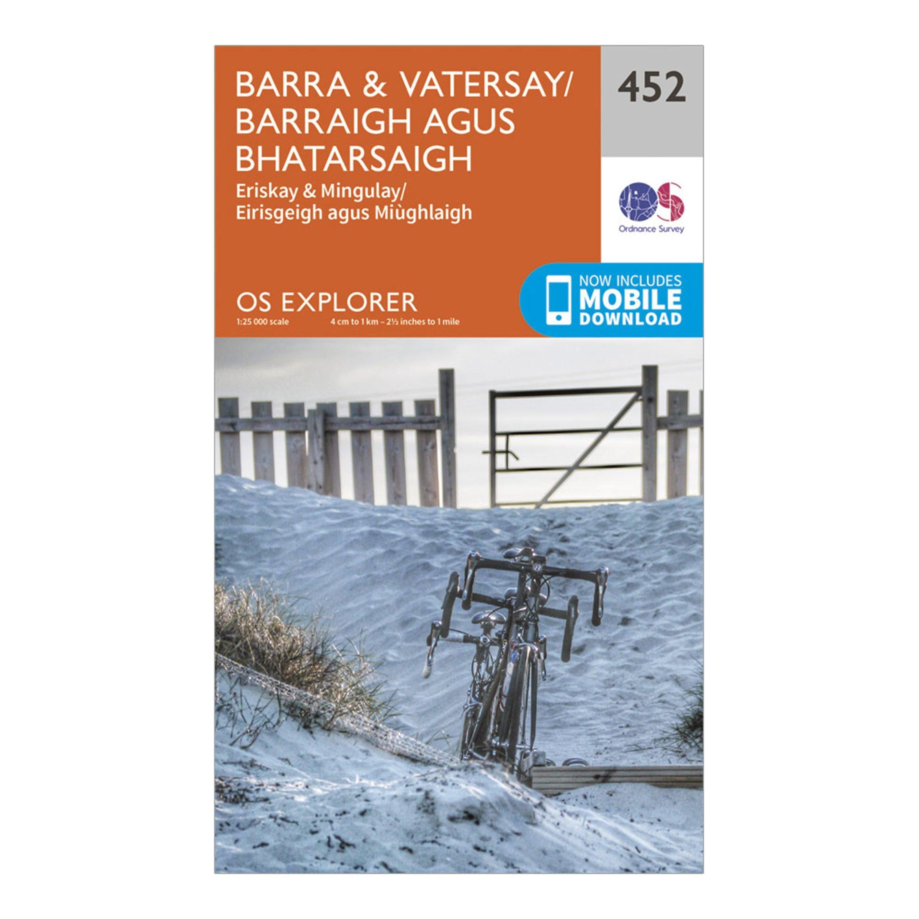Explorer 452 Barra & Vatersay Map With Digital Version