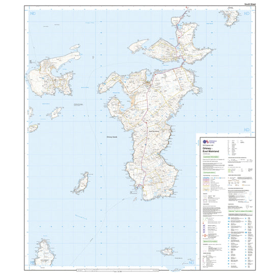Explorer 461 Orkney East Mainland Map With Digital Version