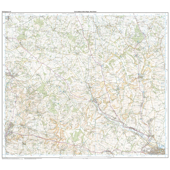 Explorer 117 Cerne Abbas & Bere Regis Map With Digital Version