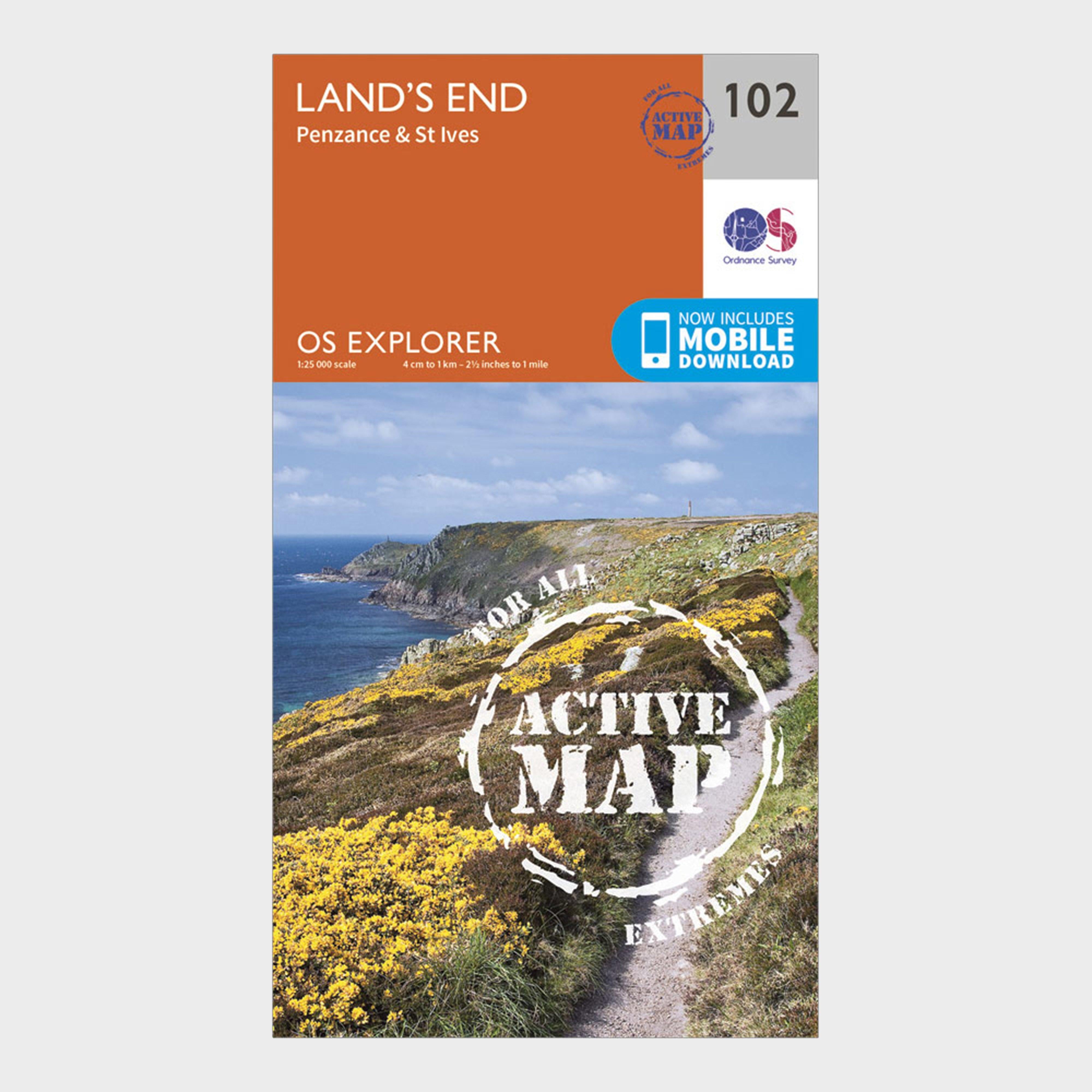 Explorer Active 102 Land's End Map With Digital Version